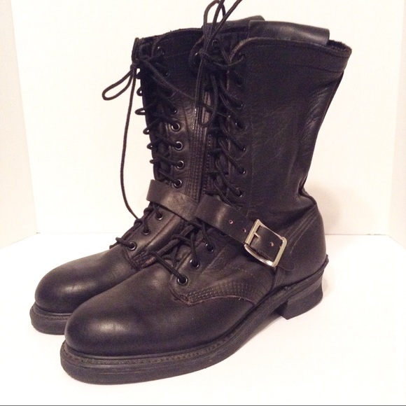 Steel Toe Combat Boots Vibram Sole 